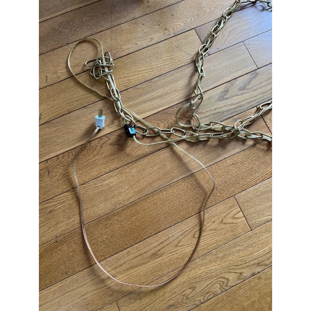 1970 Murano Glass Leaf Chandelier, Made in Italy For Sale - Image 9 of 11