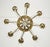 Brass Restored French Eight Arm Brass Crystal Chandelier For Sale - Image 8 of 10