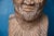 Wood Large Bust of Man, 1960s, Wood For Sale - Image 7 of 13