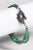 Beaded Faceted Emerald and Diamond Bracelet For Sale In Nantucket - Image 6 of 8