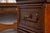 Pair of Italian 1860s Walnut Petite Commodes with Three Drawers and Bun Feet For Sale - Image 4 of 12
