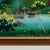 Green Vintage Italian Painting of a Jungle Scene With Animals by Irene Invrea For Sale - Image 8 of 11