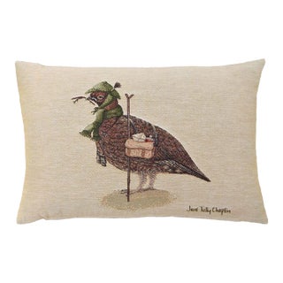 Henry Grouse the Stalker Cushion With Feather Filler - 33x46cm (13"x18") For Sale