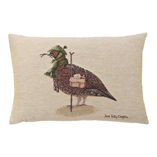 Henry Grouse the Stalker Cushion With Feather Filler - 33x46cm (13"x18") For Sale