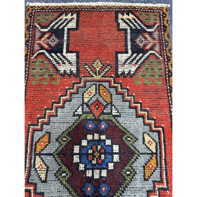 Turkish Yastik Rug 1'8" x 3'6" For Sale - Image 4 of 5
