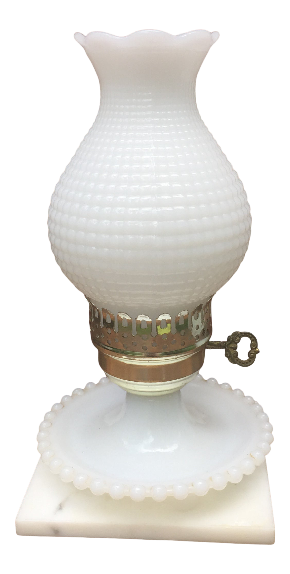 modern hobnail lamp
