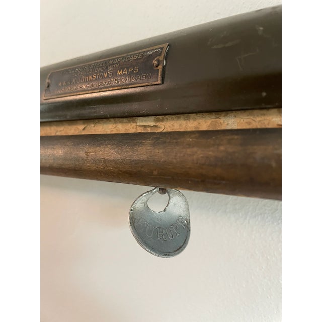 Antique Map of Europe Constructed & Engraved by W. & a.k. Johnston, Limited 1898 For Sale - Image 9 of 11