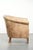 Vintage English-Style Cowhide Leather Club Armchair For Sale - Image 3 of 15