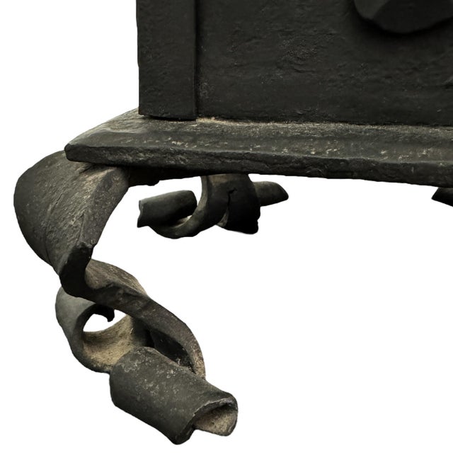 Late 19th/Early 20th Century American Arts and Crafts Wrought Iron Lamp For Sale - Image 12 of 12