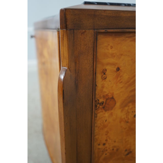 Bloomingdales Italian Marble Top Credenza Chest For Sale - Image 15 of 17