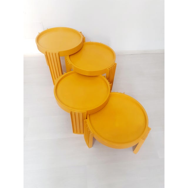 Marema Tables by Gianfranco Frattinis for Cassina, 1960s, Set of 4 For Sale - Image 14 of 16
