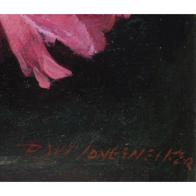 Late 20th Century Paul Longenecker Flowers Basket, c.1970 For Sale - Image 5 of 6