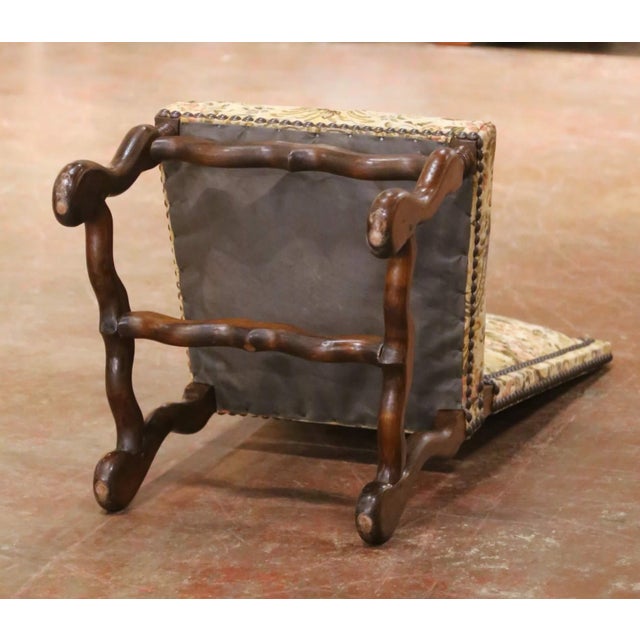 Set of 10 Early 20th Century French Louis XIV Upholstered Oak Dining Chairs For Sale - Image 12 of 12