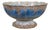 Antique English Royal Furnivals Porcelain Lobed Daisy Centerpiece Punch Bowl For Sale