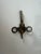 Antique Ansonia “Belgium” Mantel Clock With Gargoyle Mounts, Claw Feet & Original Key For Sale - Image 12 of 17