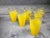 Vintage / Mid Century Modern Blendo West Virginia Glass Yellow Pitcher and Glasses - 7 Piece Set For Sale - Image 9 of 13