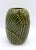 Vintage Boho Chic Green Ceramic Leaf Vase For Sale - Image 9 of 9