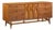 Broyhill Brasilia Mid Century Walnut and Brass 9 Drawer Lowboy Dresser For Sale