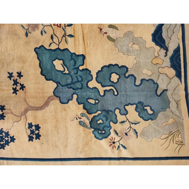 Early 20th Century Chinese Peking Scenic Carpet ( 9'6" x 13' - 290 x 395 ) For Sale - Image 4 of 5