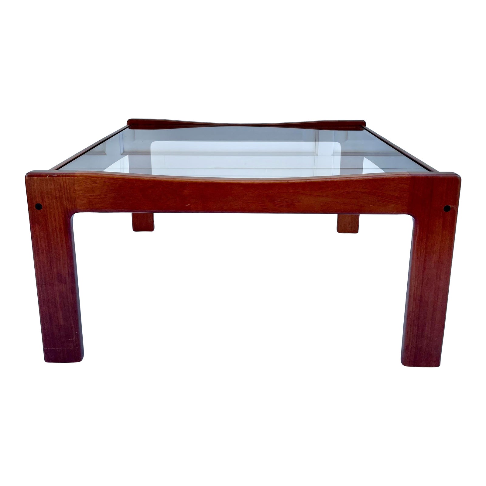 MidCentury Modern Myer Teak and Glass Coffee Table Chairish