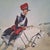 Judging by the back of the board I think it's a safe bet this was painted in the first half of the last century. The...