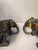 Asian 18th Century Important Pair Gilt Bronze and Cloisonne Elephant Altar Candle Holders For Sale - Image 3 of 13