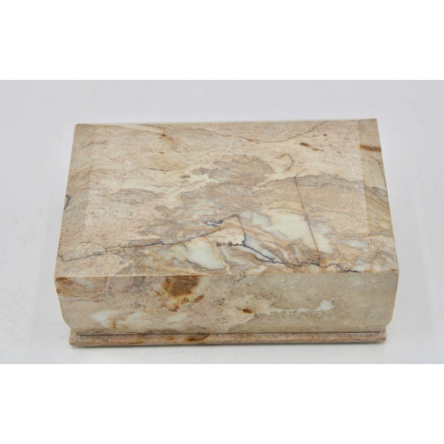 Mid 20th Century Vintage Organic Modern Stone Box For Sale - Image 5 of 8