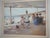 Framed French Print Figures on a Veranda by Beach For Sale In Philadelphia - Image 6 of 11