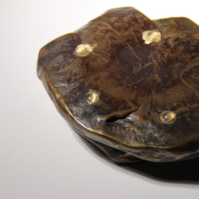 Bronze Candleholder by Lothar Klute, Germany, 1987 For Sale - Image 9 of 10