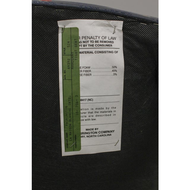 Pair Fairington Queen Anne Cherry Upholstered Open Armchairs For Sale - Image 11 of 13