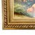 Wood Late 20th Century Framed Rustic Chickens & Rooster Trio in Barnyard Oil Painting For Sale - Image 7 of 8