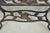 Vintage French Art Nouveau Style Heavy Wrought Iron Garden Planter Plant Stand For Sale - Image 11 of 17