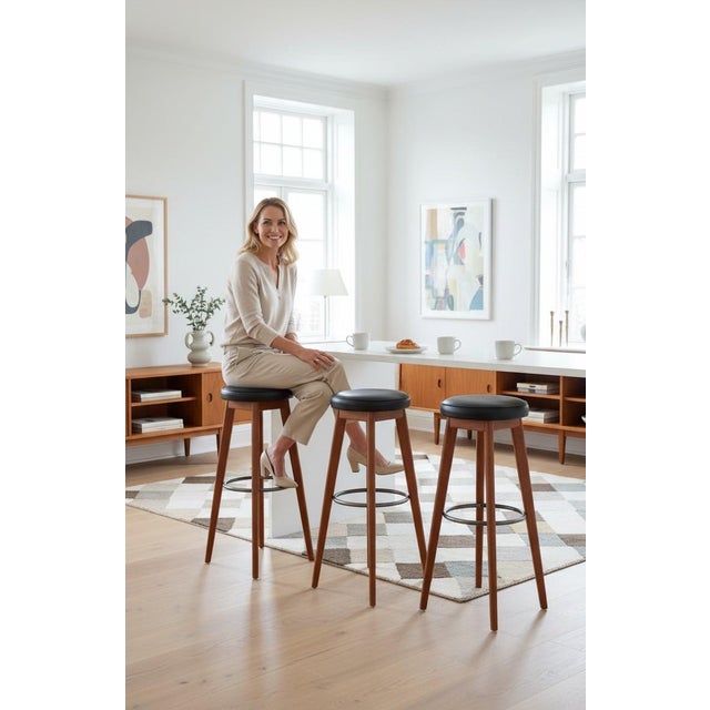 Danish Teak Barstool, 1960s For Sale - Image 14 of 18
