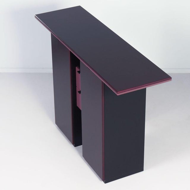 Wood Postmodern Harmony Sideboard by Arnold Merckx for Pastoe, 1980s For Sale - Image 7 of 12