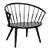 Vintage Black Spindle Chair For Sale