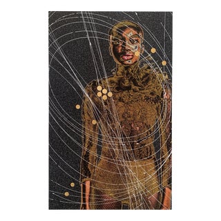 "Moon Drop" Contemporary Abstract Futuristic Figurative Mixed-Media Photograph by Rob Brinson For Sale