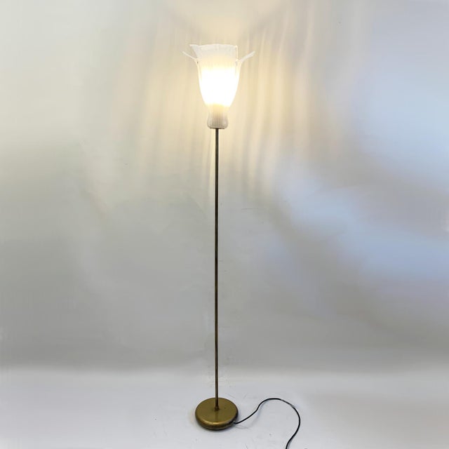 Mid-Century Modern Vintage Floor Lamp by Toni Zuccheri for Venini, 1960s For Sale - Image 3 of 13