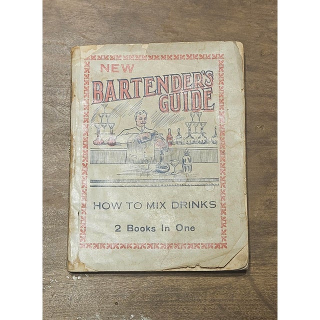 One of the earliest handbook written for restaurant bartenders. Classic art, deco style print pictures and diagrams...