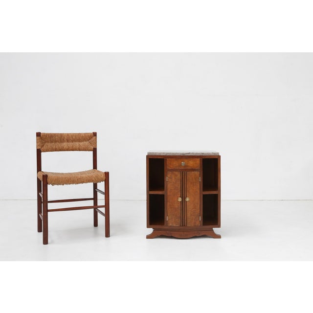 France / 1930 / cabinet / wood and marble / Art Deco A timeless Art Deco wooden cabinet with marble top made in France...