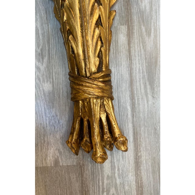 Hollywood Regency Demilune Wall Hanging Demilune Shelf Tables, Pair For Sale In Philadelphia - Image 6 of 12