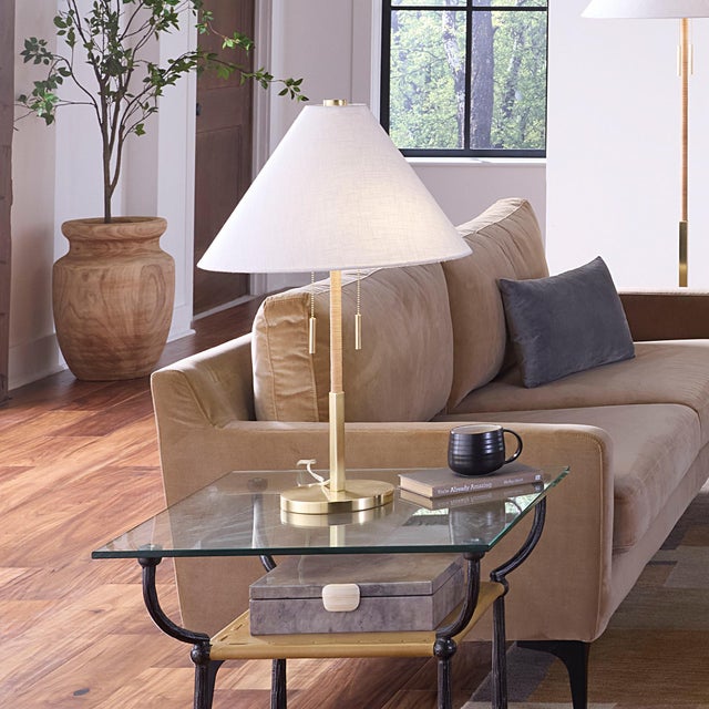 Harrison Table Lamp, Natural Rattan Warm and welcoming, this tropically inspired table lamp is easy, elegant, and expertly...