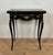 Chinese Black Lacquer Games Table with Hand-Painted Floral Decoration For Sale - Image 13 of 18