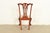 Baker Furniture Style Chippendale Carved Mahogany Side Chair or Dining Chair For Sale - Image 12 of 13