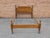 This mid-20th-century Early American Colonial full-size cannonball bed frame is expertly crafted from high-quality solid...