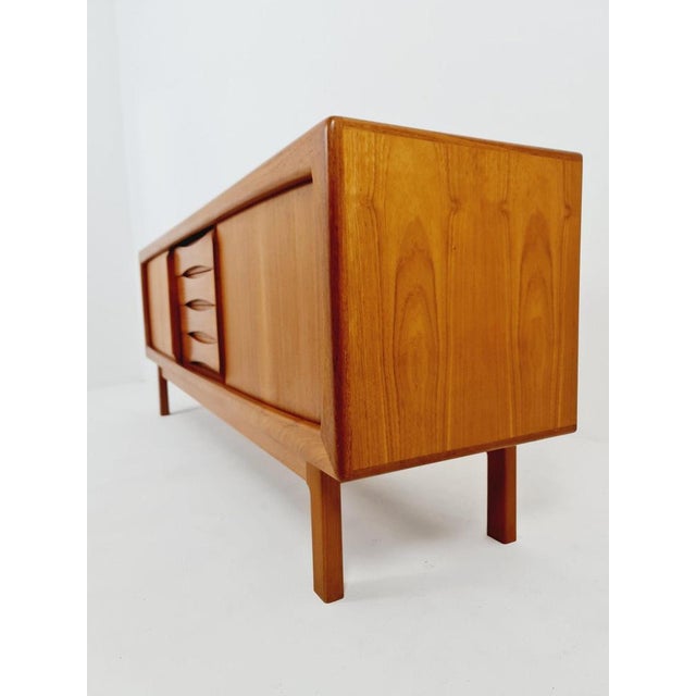 Brown Danish Teak Sideboard by H.P Hansen, 1960s For Sale - Image 8 of 12