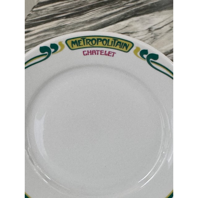 Late 20th Century Porcelain De Paris Dessert Plates - Set of 6 For Sale - Image 5 of 14