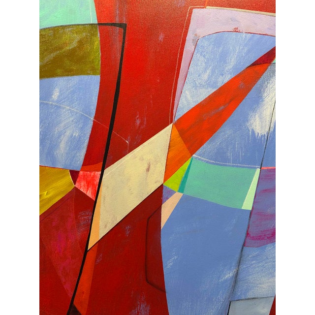 Mid-Century Modern Modern Spaces 20 Abstract Painting For Sale - Image 3 of 6
