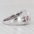 Modern 1.47ctw Tourmaline Amethyst Diamond Ring 14k White Gold Size 6.75 3-Stone For Sale - Image 3 of 8