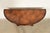 Maitland Smith Style French Empire Burl Wood and Gold Gilt Demilune Console Table For Sale - Image 11 of 15