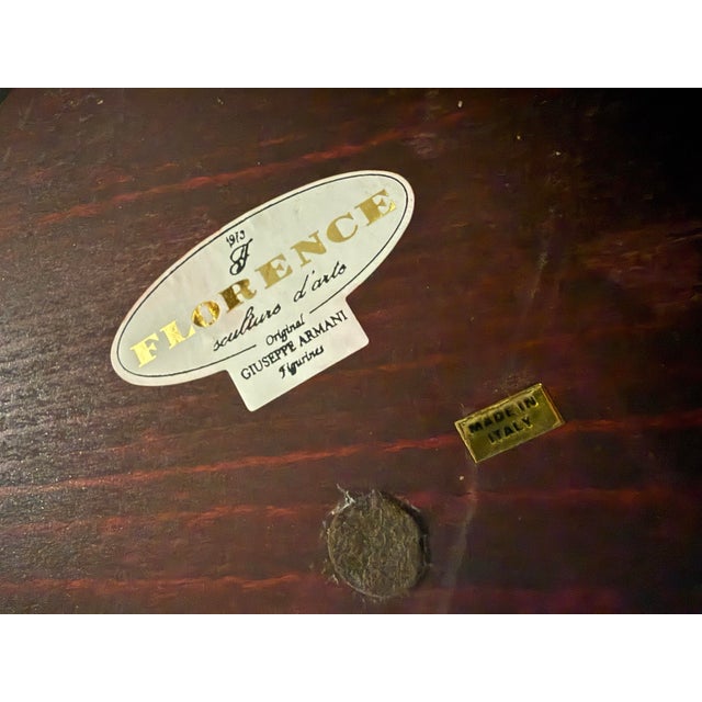 Rare Giuseppe Armani 1994 Capodimonte Harlequin Jester Clown Figurine ~ 11.5" H For Sale - Image 10 of 12